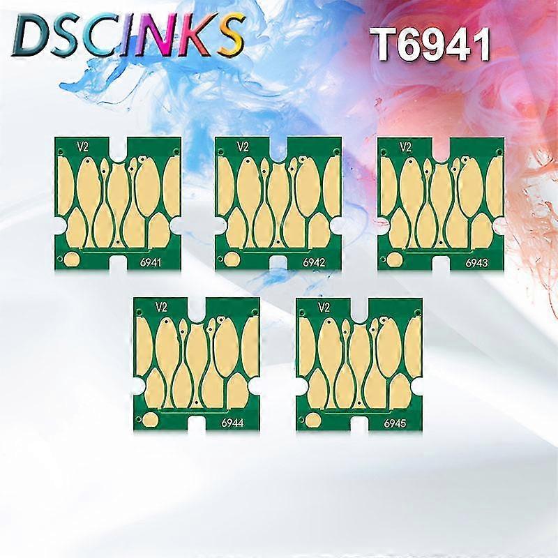 hg T6941 T6941-T6945 Ink Cartridge Chip For Epson SureColor T3000 T3070 T3200 T5200 T7200 T3270 T5270 T7270 T5000 T7000 New Version
