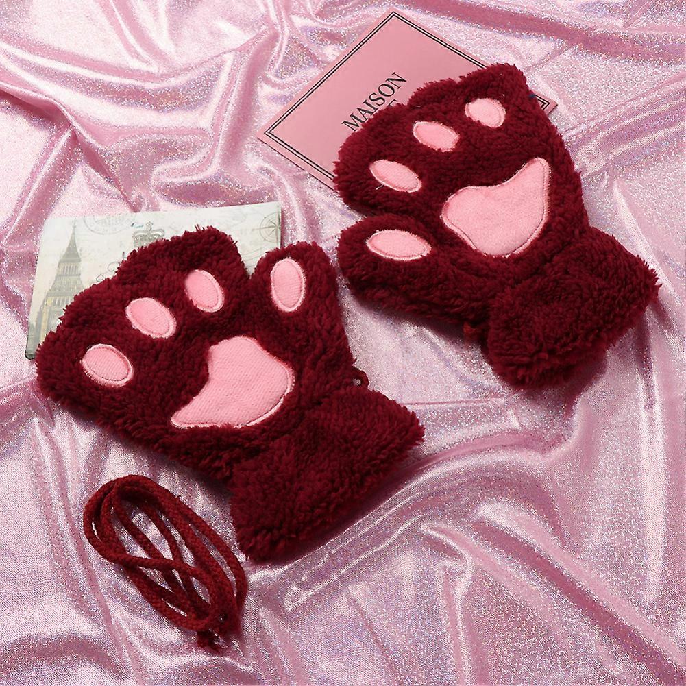 Pelzige Pfoten Handschuhe Kawaii Katze Pfoten Handschuhe Frauen Niedliche  Warme Halbfinger Handschuhe Therian Pfoten Fr Cosplay Halloween  Weihnachtsfeier | Fruugo CH