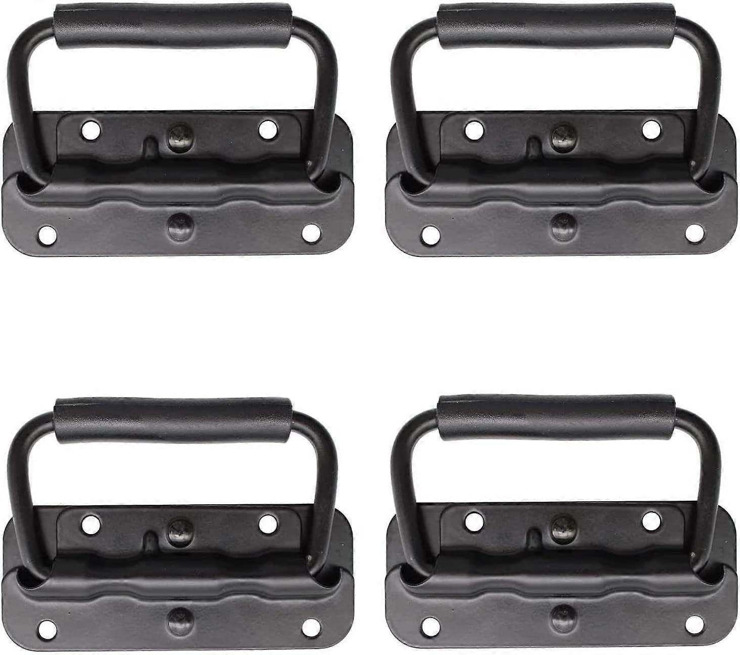 4 Piece Flight Case Handle, Tool Box Spring Handle, Pull Spring Folding Handle, Handle Replacement And Installation For Tool Boxes Or Storage Boxes
