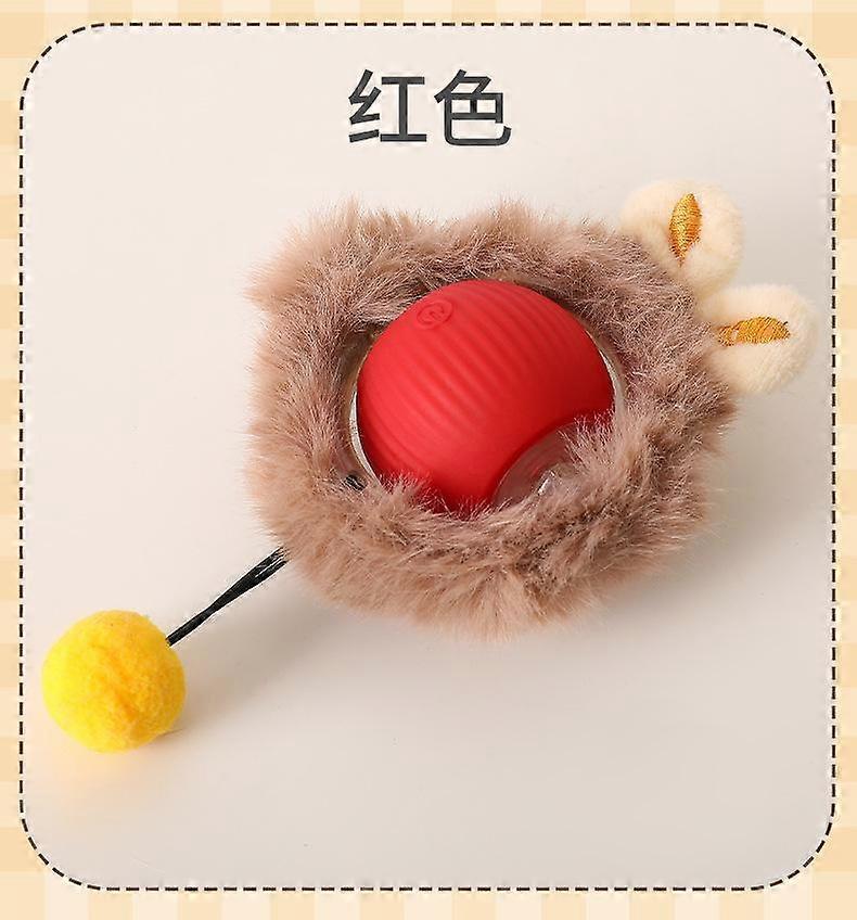 Interactive Cat Toy Ball Super Drive Cat Rolling Balls with Bird Chirping Motion Activated Sensor Pet Kitten Teaser Game Toy
