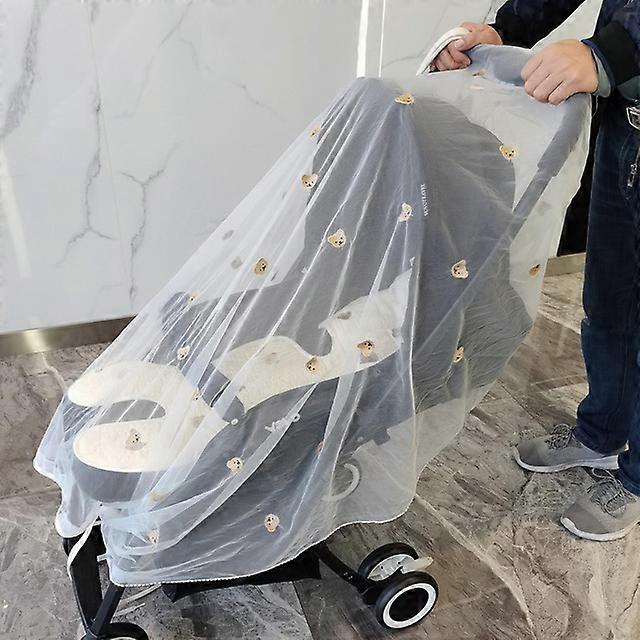 Baby Stroller Rag UV Protection High Landscape Sunshade Awning Mosquito Insect Net RainTent Infant Car Seat Cover Stroller Cover