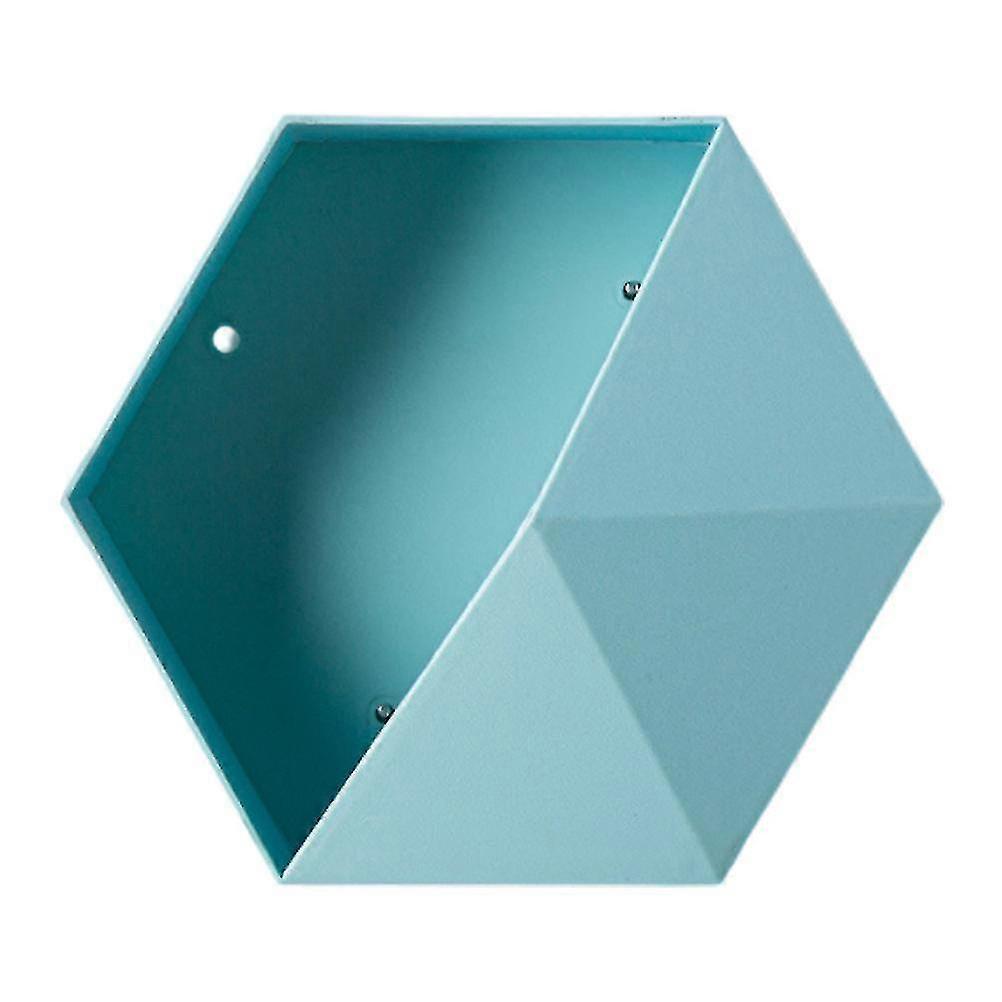 Modern Geometric Hexagonal Wall Shelf - Floating Storage Shelf