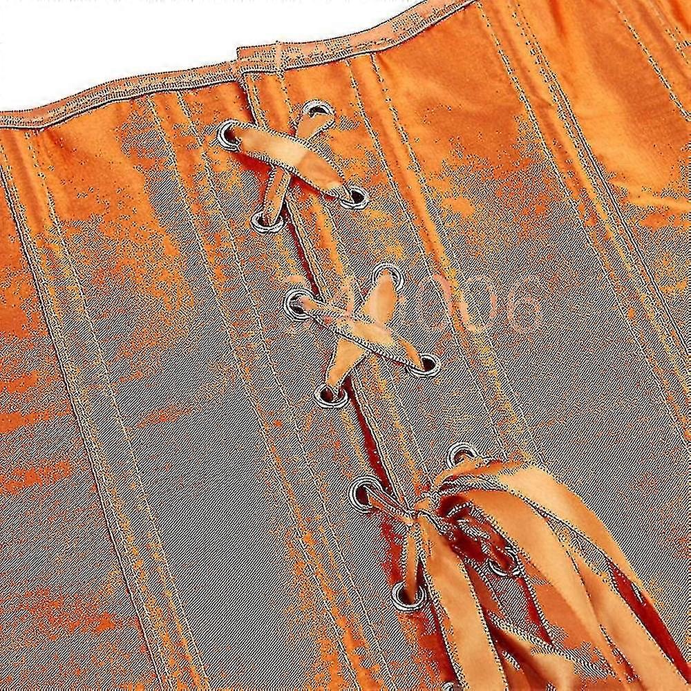 Orange Bustier Corset Top main image 1