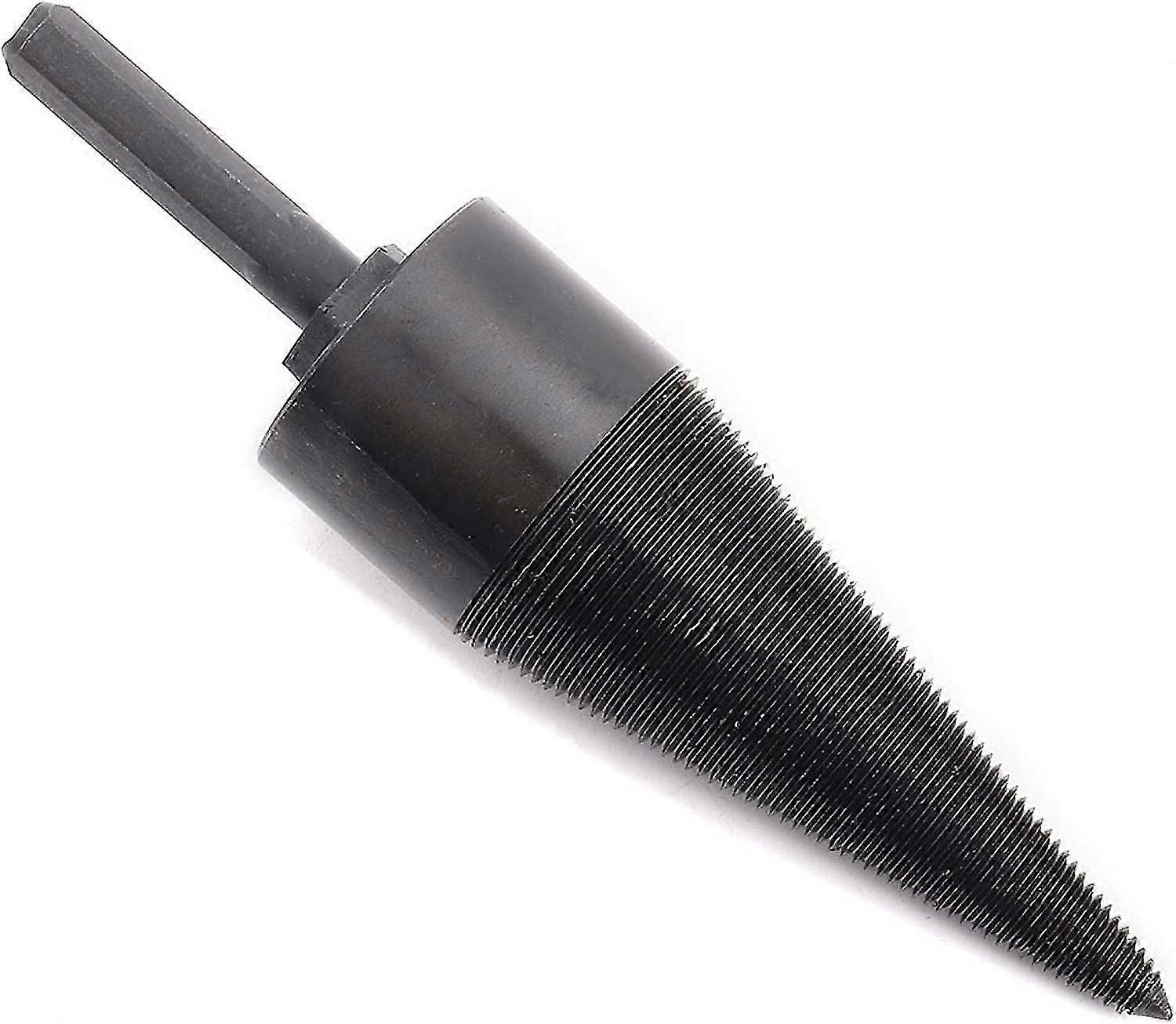 Wood Splitting Electric Drill Bits Deep Thread Design Woodworking Tools (black)(1pcs)