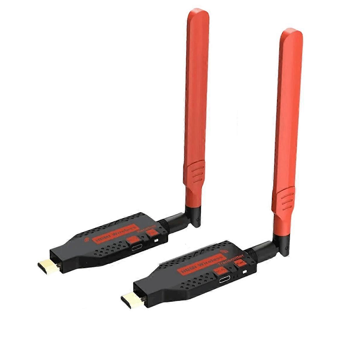 150M Wireless -Compatible Transmitter Receiver Display Dongle Wireless Extender Adapter for PC Laptop TV Projector