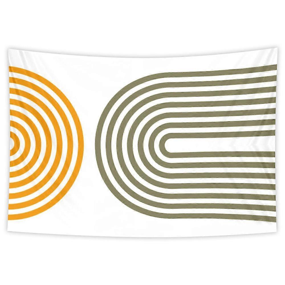 Tapestry Curve Lines 230X180cm Psychedelic Scene Art Bohemian Decorative Sheet Tapestries