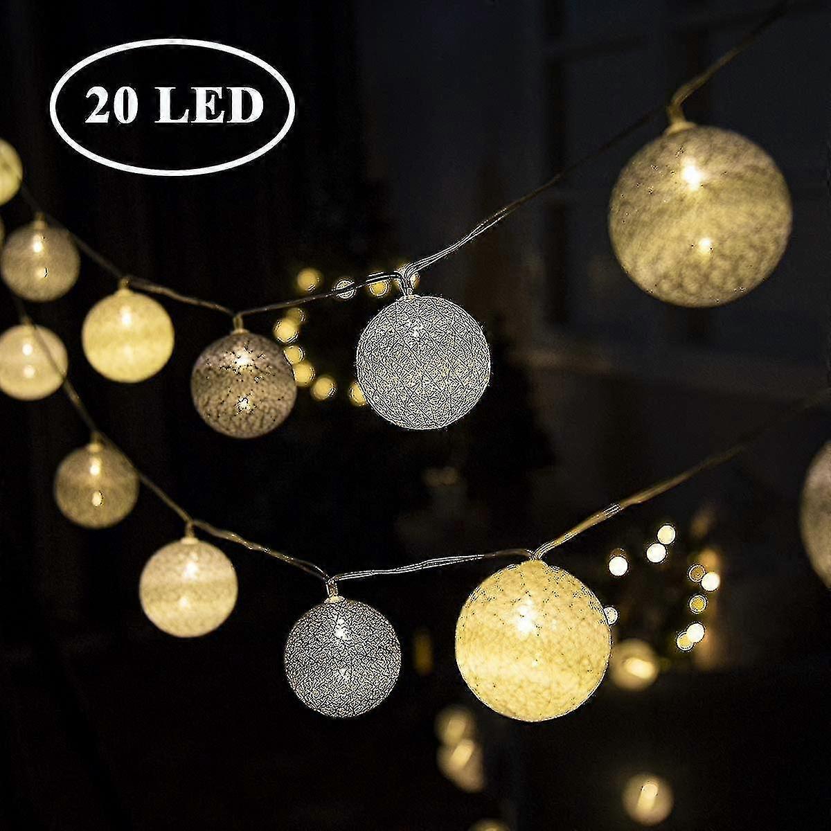 Warm 20 Led Ball String S 6 Cm String S Rat Compatible With , , , Wedding
