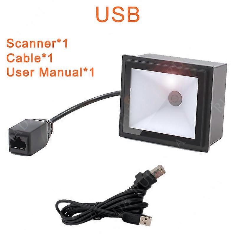 1D/2D QR Reader fixed mount Barcode scanner EMBEDDED SCANNING MODULE for kiosk Vending access control