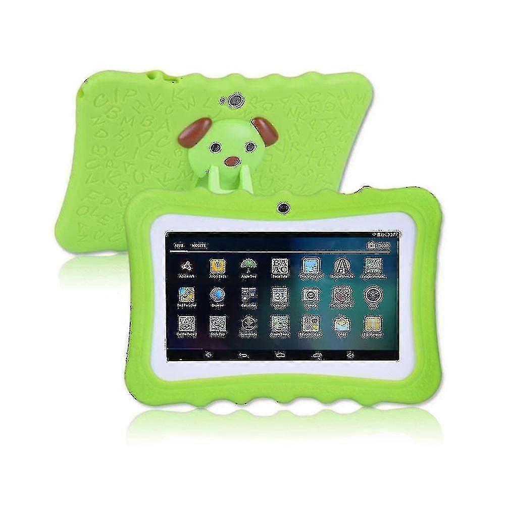 7 polegadas crianças tablet android tablet 8 gb rom 1024 * 600 resolução wifi kids tablet verde