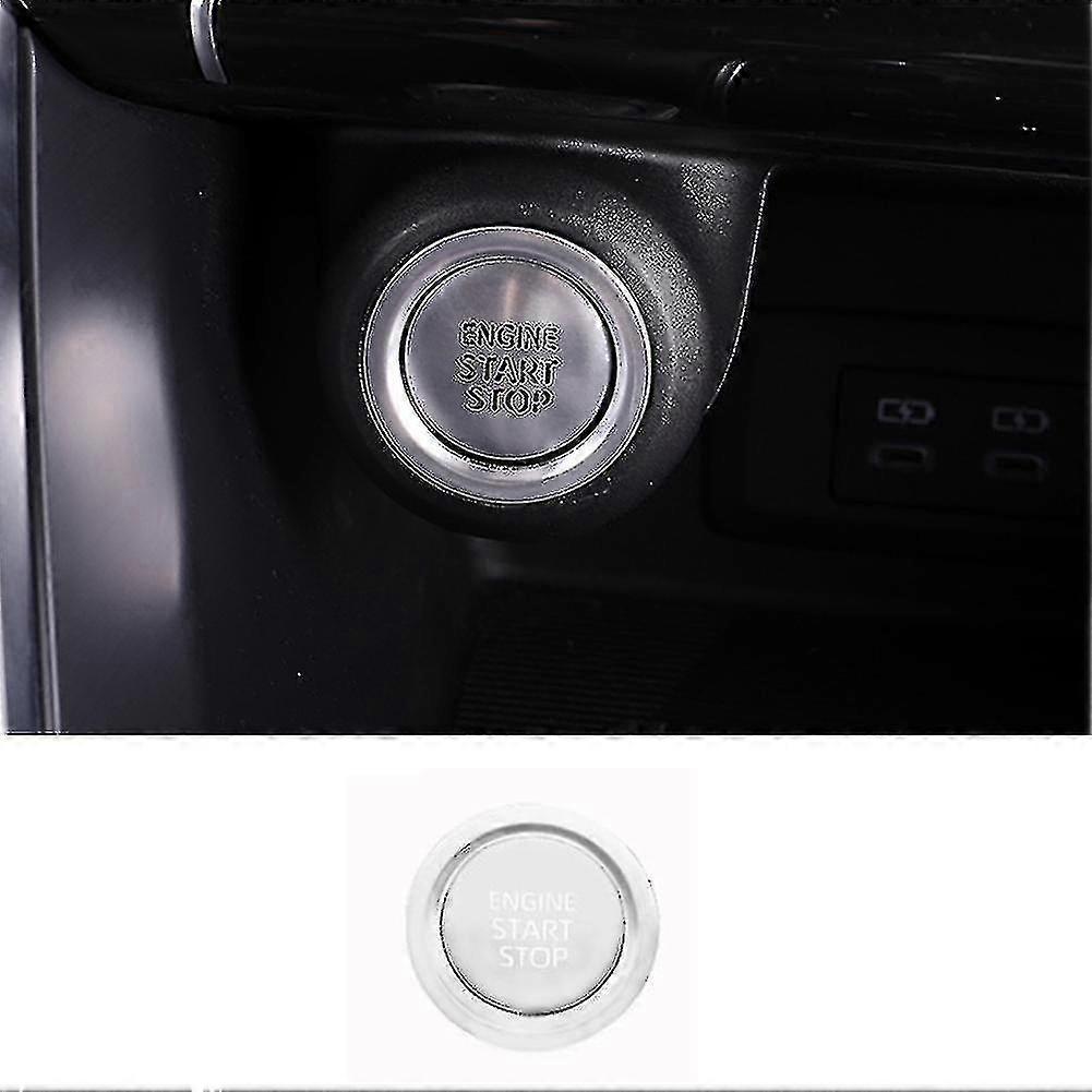 Compatible With Toyota Harrier Car Engine Start Switch Button Sticker,red