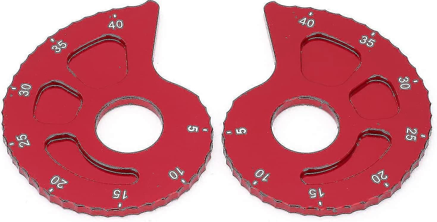 Motorcycle Chain Adjuster Replacement Chain Slack Adjustment (red) (2pcs)