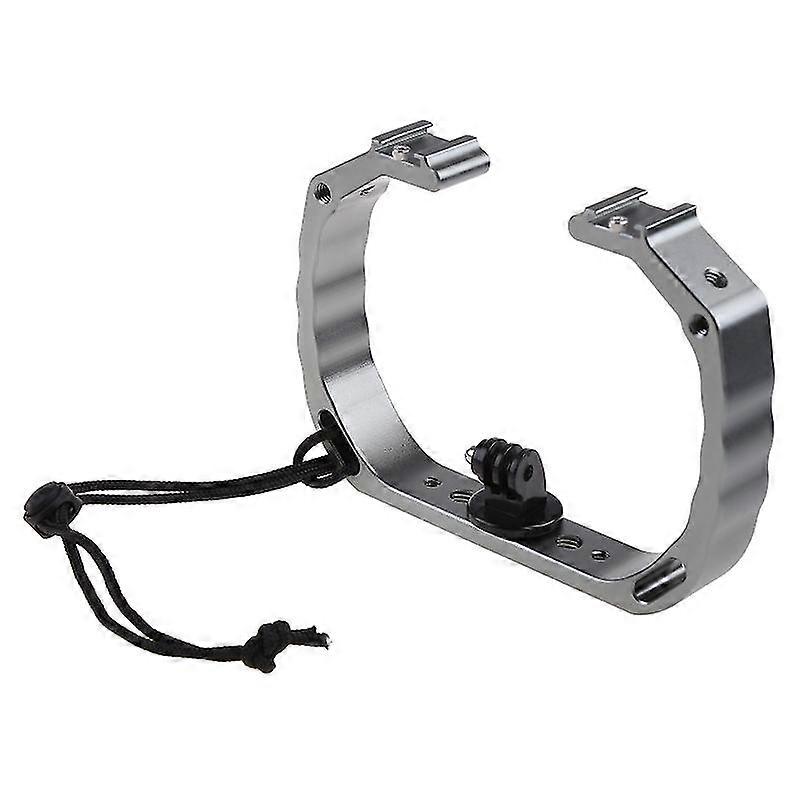 Stabilizer Grip Holder With 1/4" Screw Cold Shoe Mount For Go Pro Camera