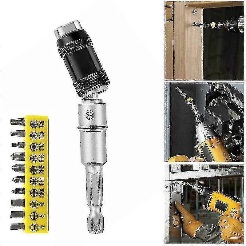 1/4" Hex Magnetic Ring Screwdriver Bits Drill Hand Tools Drill Bit Extension Rod Quick Change Holder Drive Guide Screw Drill Tip