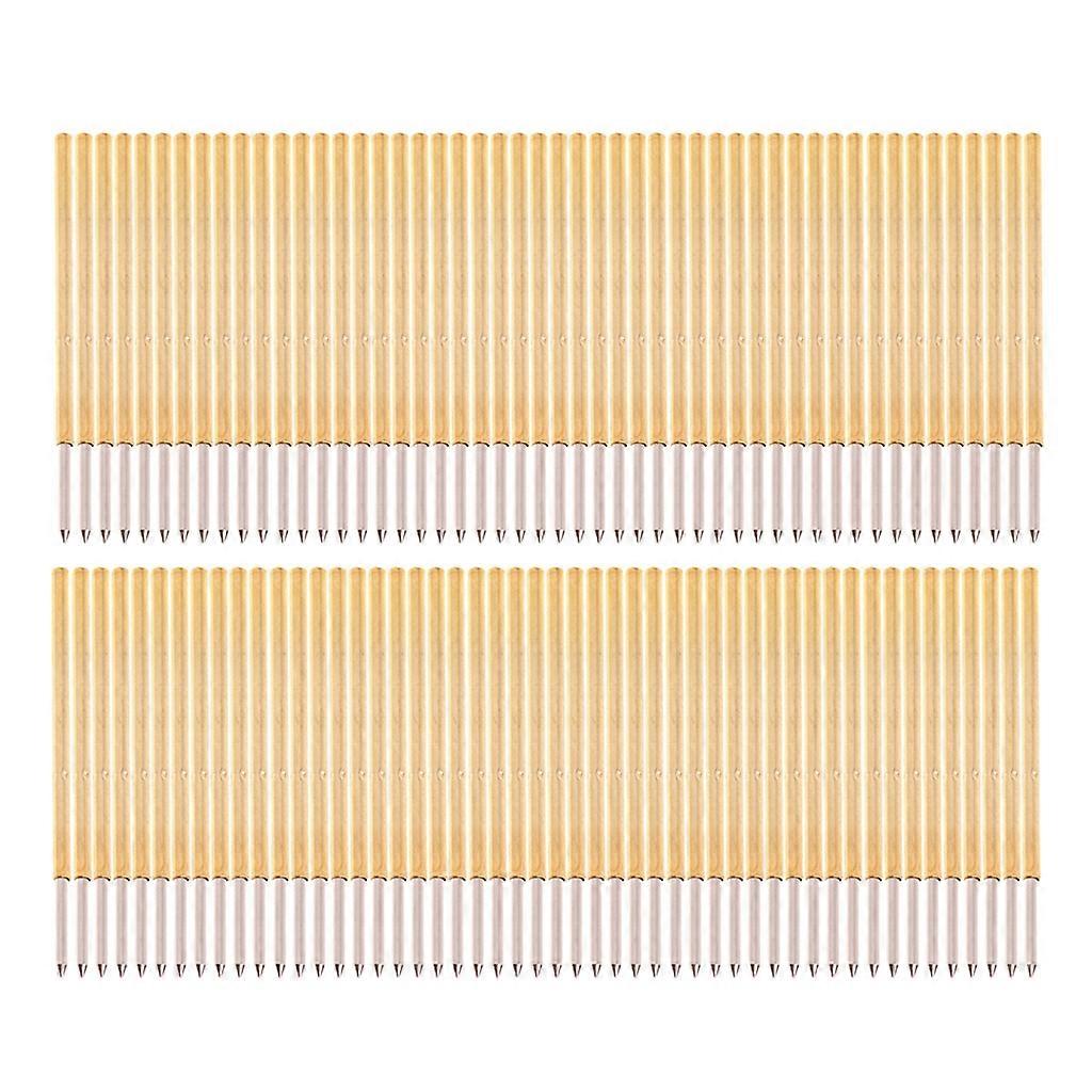 100 Pcs Spring Test Probe Pogo Pin P100-B1 Dia 1.36mm Length 33.35mm