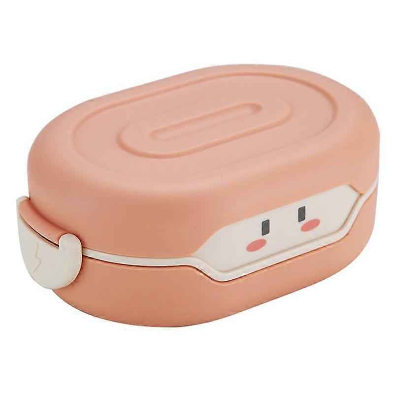 780ML Lunch Box Heat-Resistant Grid Design Robot Shape Children's Cartoon Lunch Box for Picnic KAESI