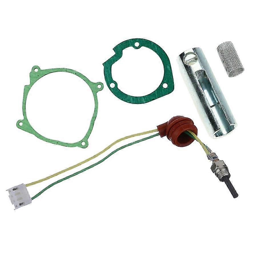 1set 5pcs Car -crude Oil Gaskets Strainers+12v Ceramic Glow Plug For 2kw -crude Oil Heater Similar