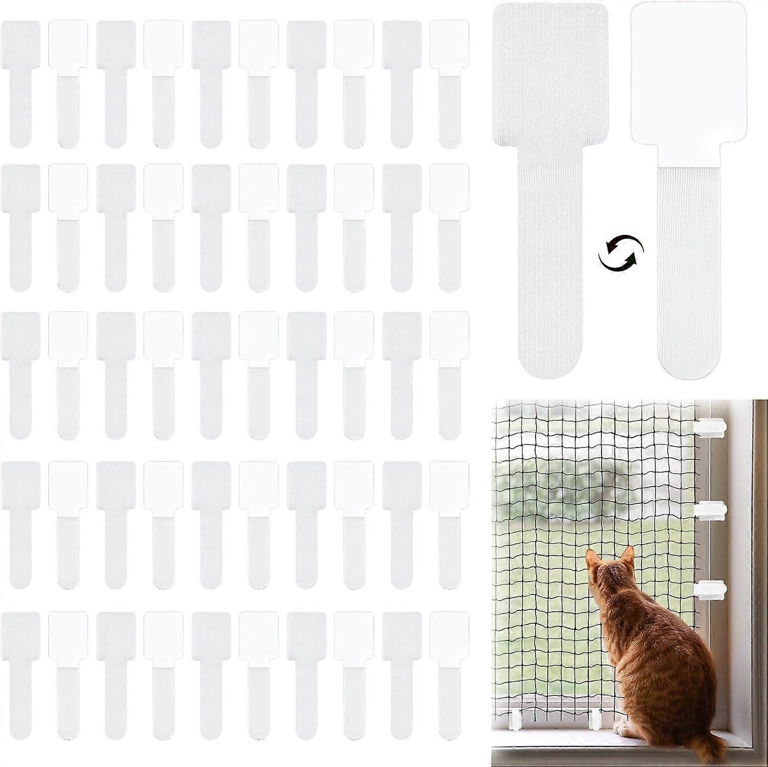 50 Pcs Cat Net Fixing Hooks Hook for Protective Net (without Cat Net)