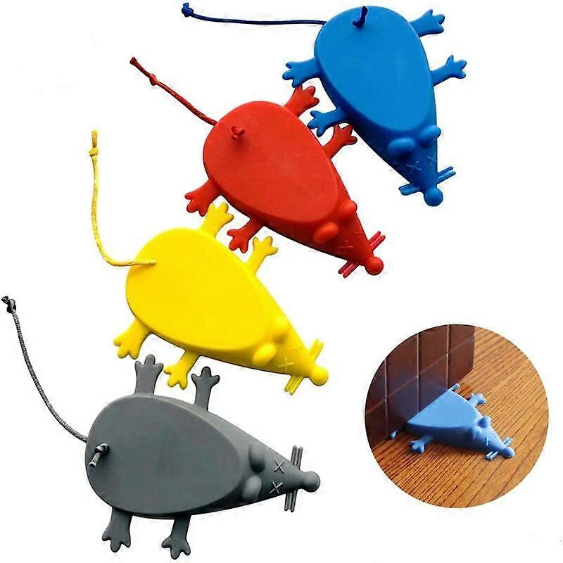 Universal Silicone Mouse Holder Plug, Finger Holder Wedge Protector (Set of 4, Different Colors)