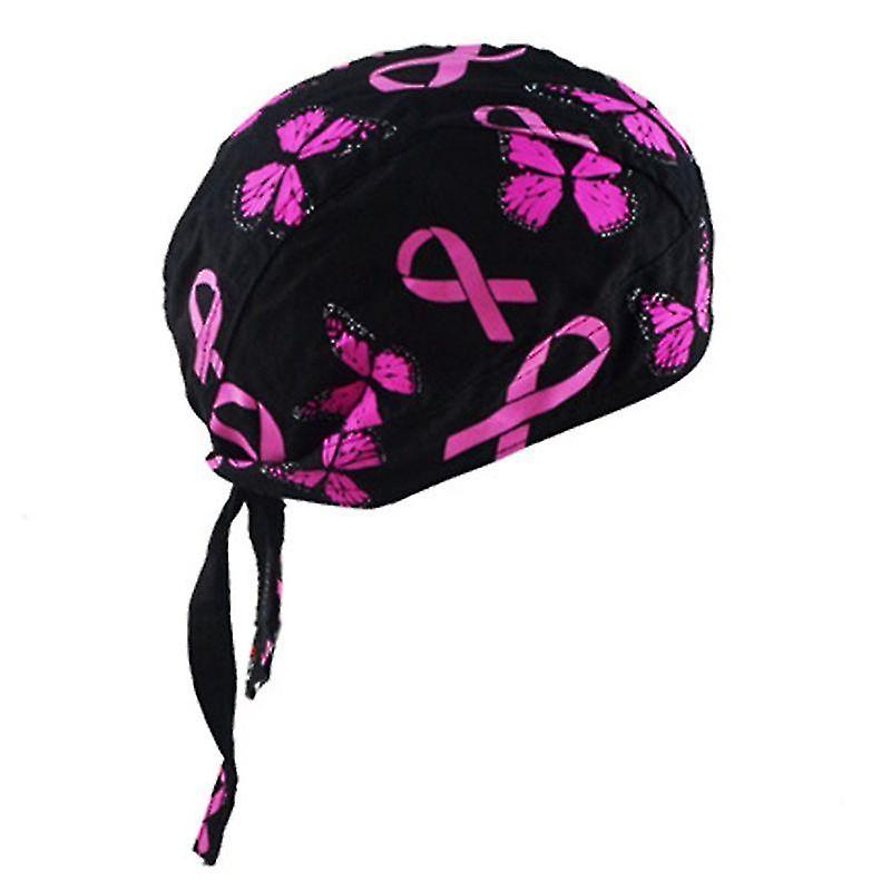 帽子オートバイバイカースカルキャップビーニーヒップホップダンスバタフライプリントバンダナ帽子