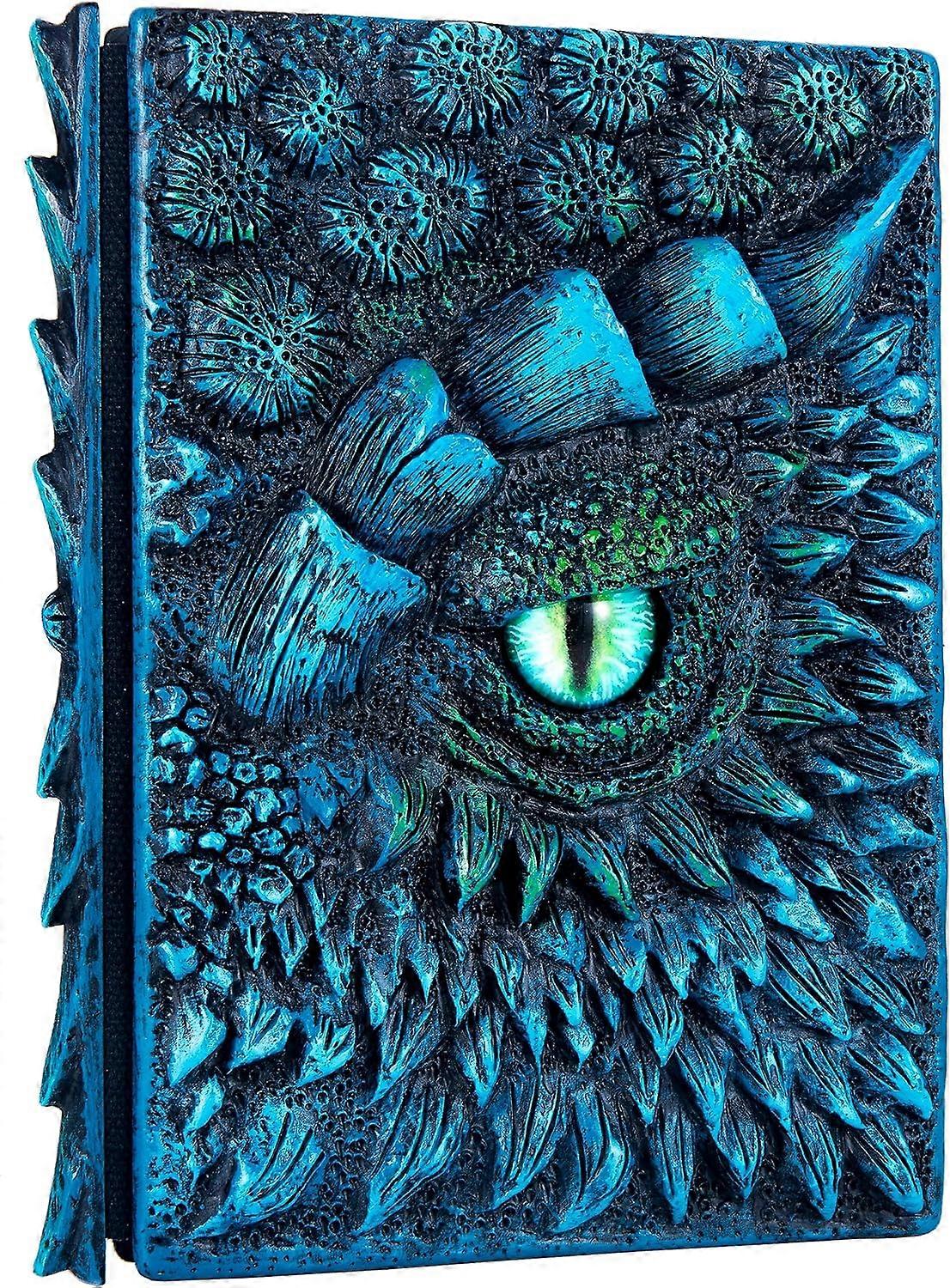 3D Dragon Eye Embossed Journal,Resin Engraving Notebook,Dnd notebook for  Dragon Lovers Blank Paper,Hardcover