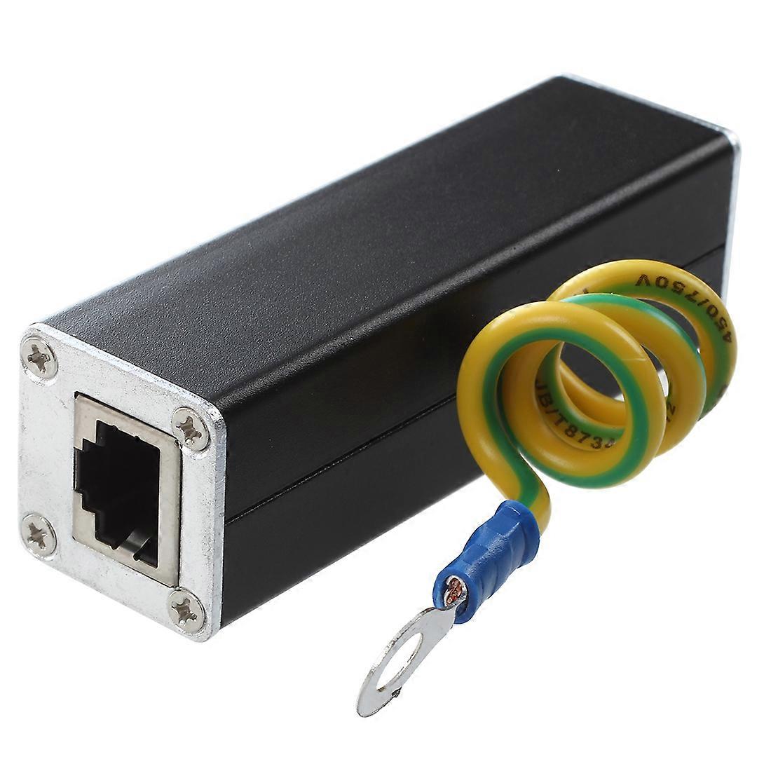 RJ45 Plug Ethernet Network Surge Protector Thunder Arrester 100MHz