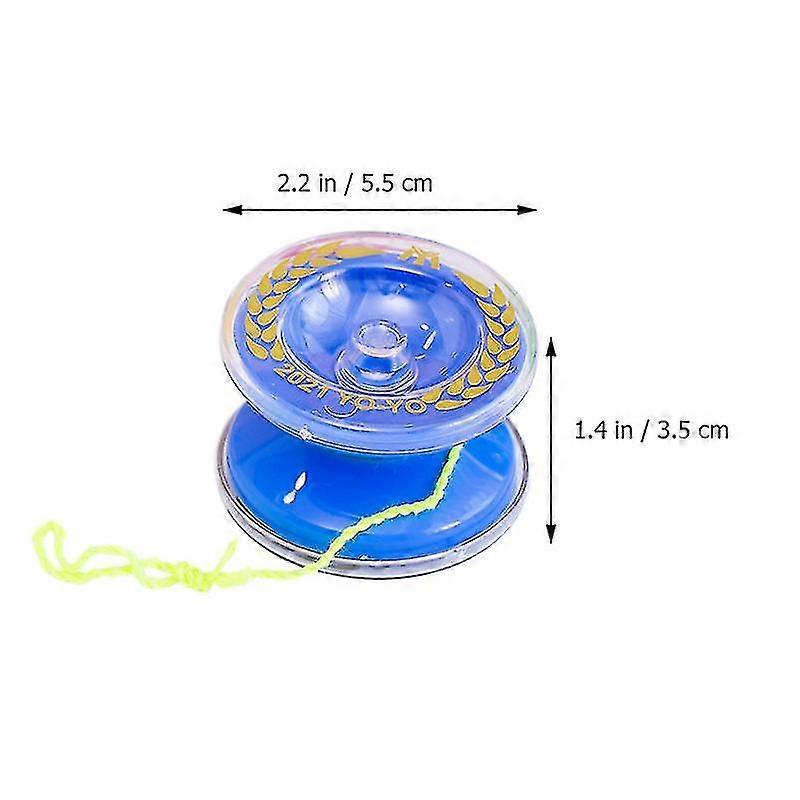 10pcs Yo-yo Balls Mini Yo-yo Toys Kids String Yoyo Playthings (random Color)
