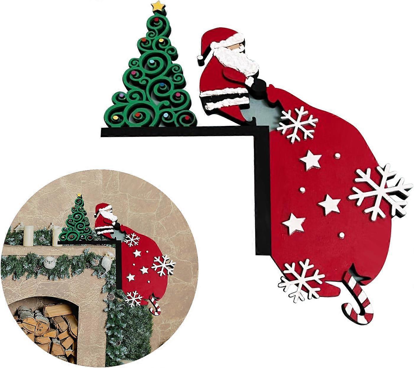 Christmas Door Decorations Door Corner Decorations Xmas Door Frame Decoration(1pc) – buy the best products in the online store