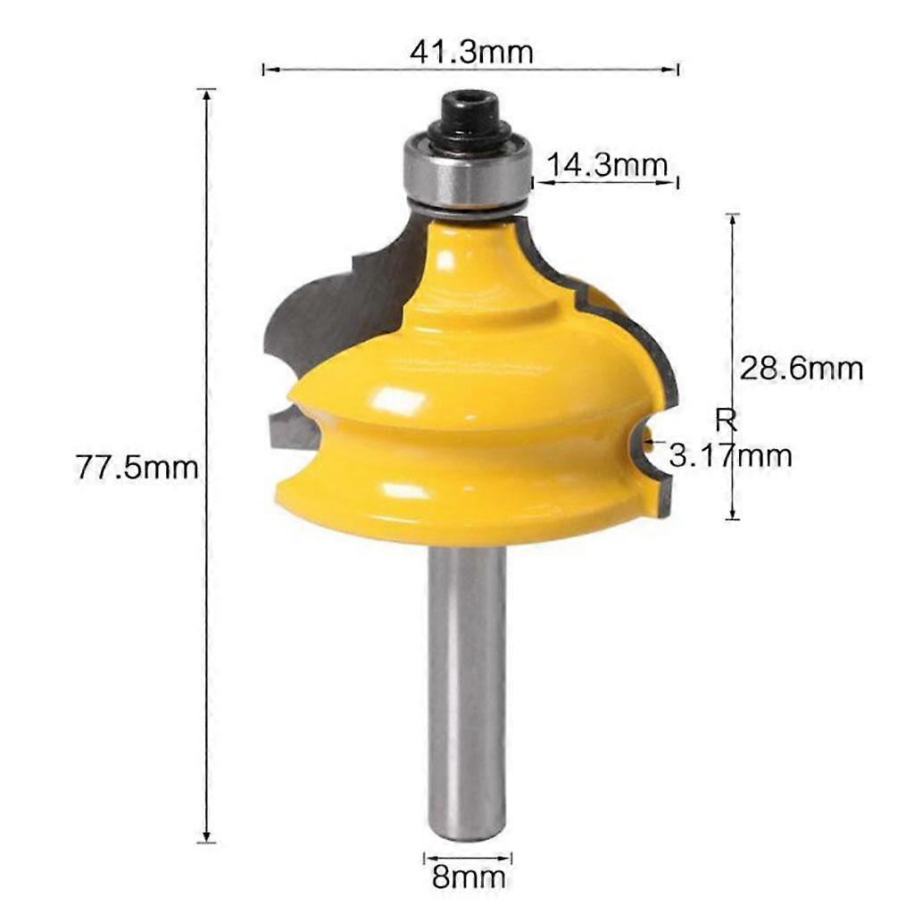 8mm Shank Architectural Molding Router Bit for Carpenter Professional Tool