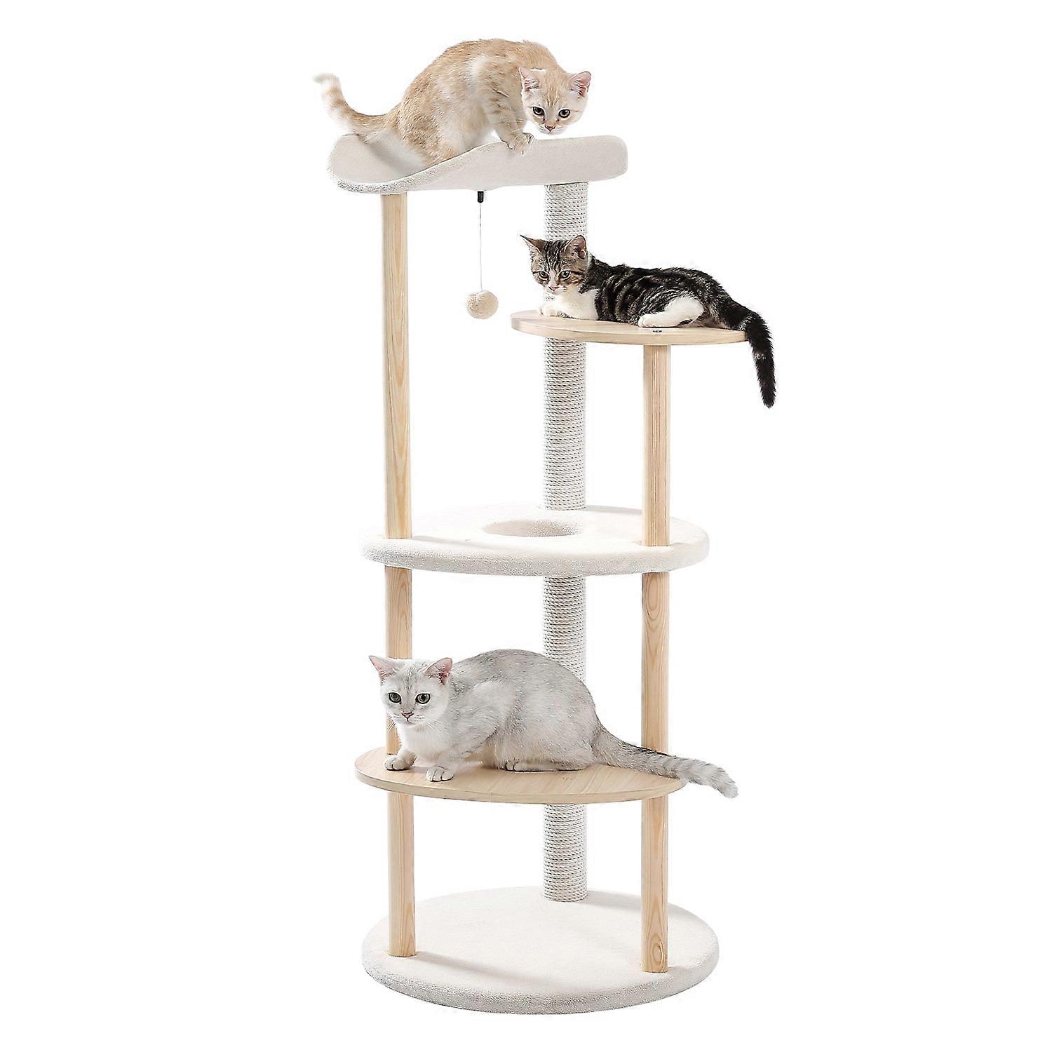 Cat Climbing Toy Cat House Kitten Climbing Frame Cat Tree Playing Training For Fun Cat Scratching Post