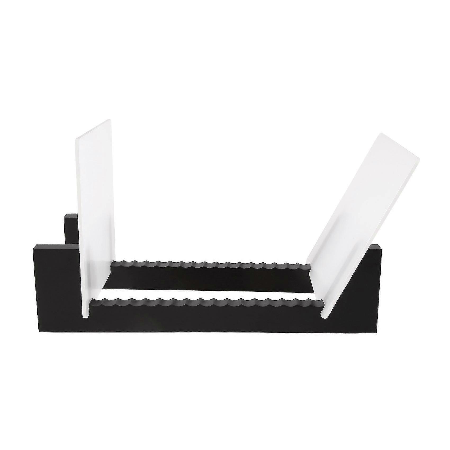Vinyl Record Storage -vinil Lp Record Rack 13,7 polegadas de comprimento -vinil Recordistas (preto)