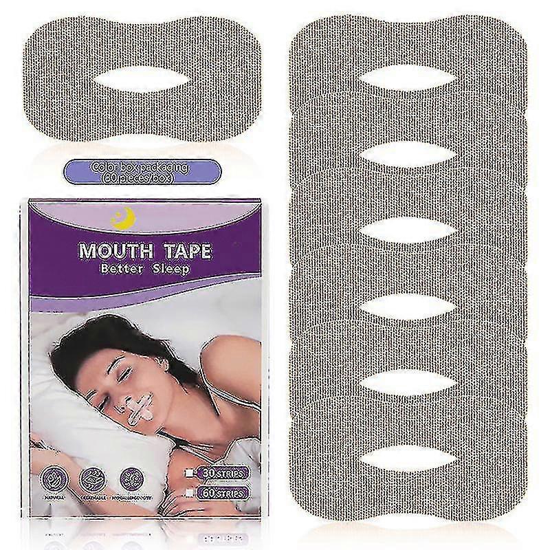 شريط على شكل O للنوم ، شريط للشخير ، شرائط للتنفس الأنفي ، تعزيز جودة نوم أفضل ليلا وتخفيف فوري للشخير