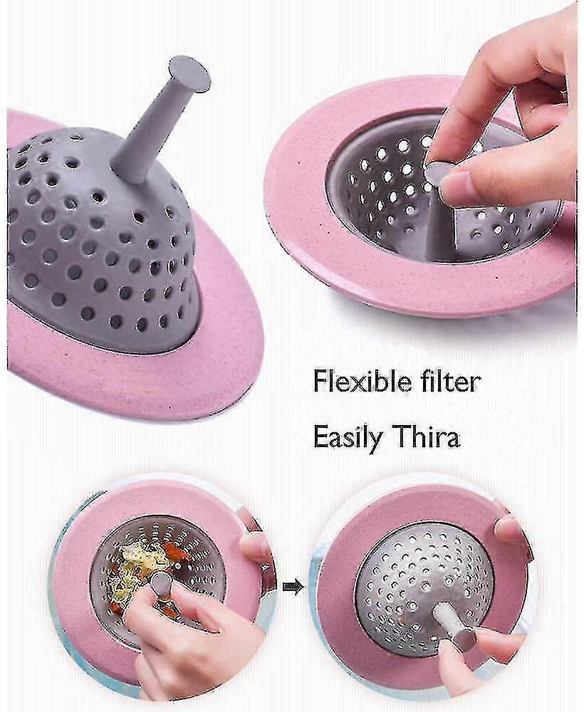 Πώμα αποστράγγισης Σουρωτήρι μαλλιών, Πώμα αποστράγγισης, Καλάθι φίλτρου, Φίλτρο αποχέτευσης μπάνιου, Νεροχύτης κουζίνας Chumian