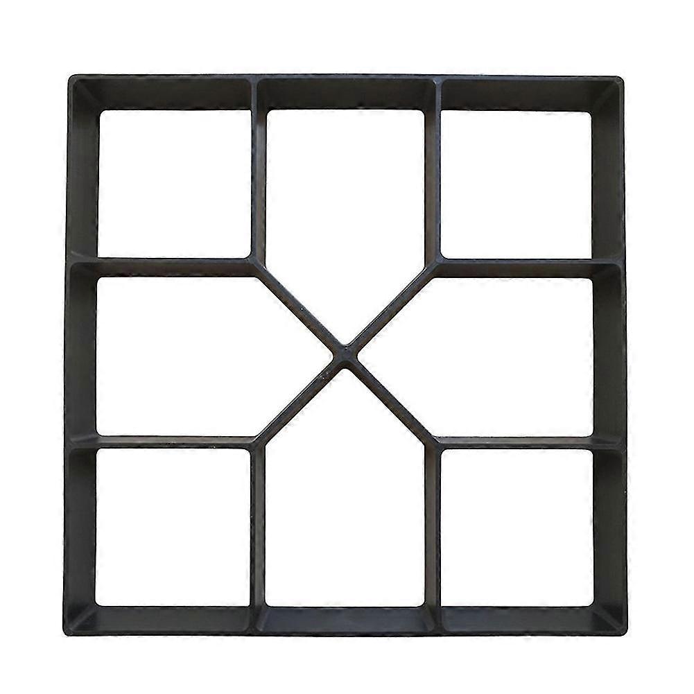40cmx40cm Cement Brick Concrete Paver DIY Plastic Path Maker - Square Paving Mold