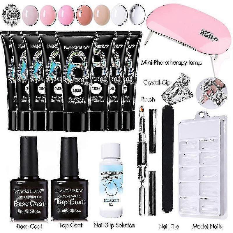 紙サポートなしクリスタル延長接着剤15個 速乾性長持ち延長接着剤S