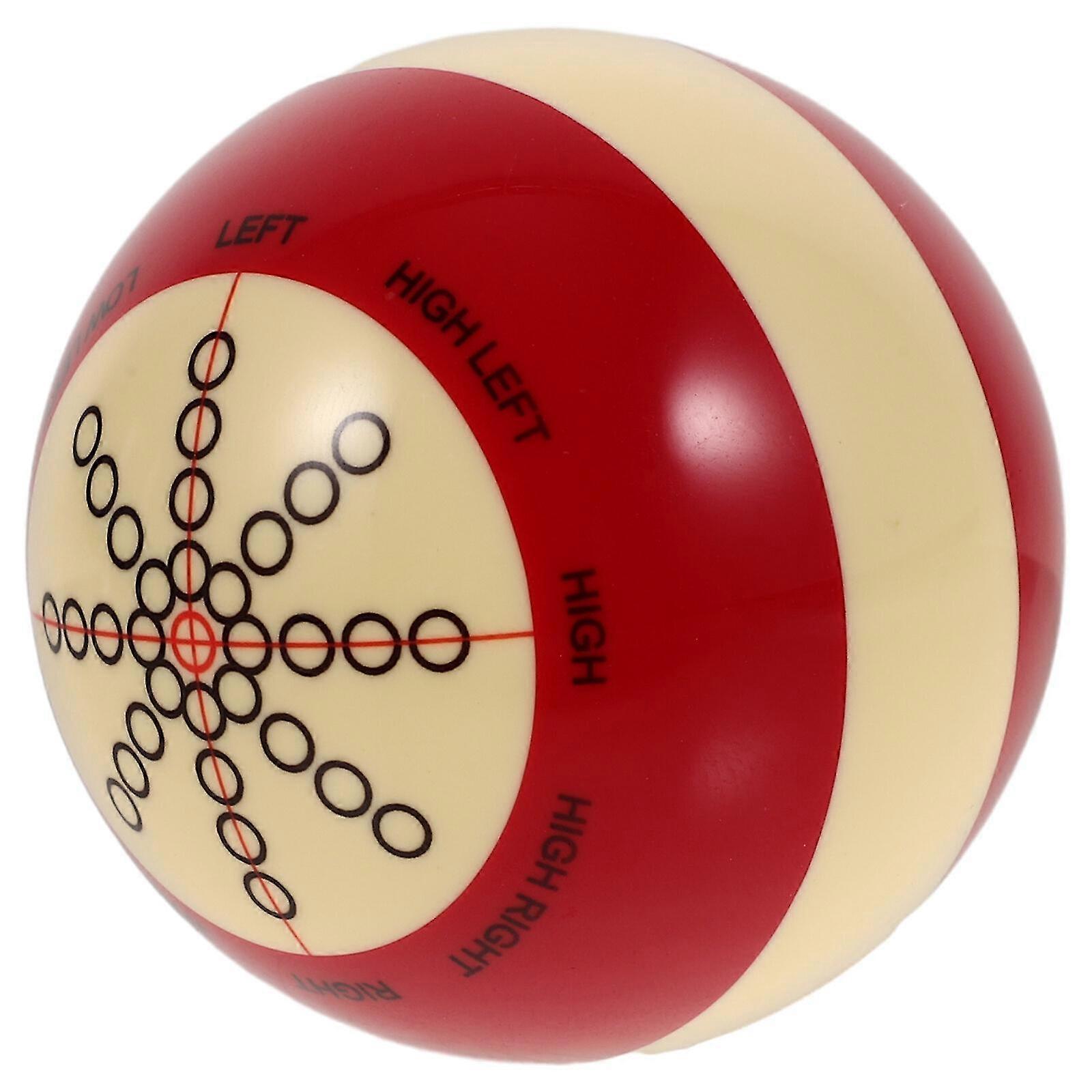 Resin Cue Ball Dots Pattern Cue Ball Resin Practice Ball Billiard Training Tool Billiard Table Supply For Gift