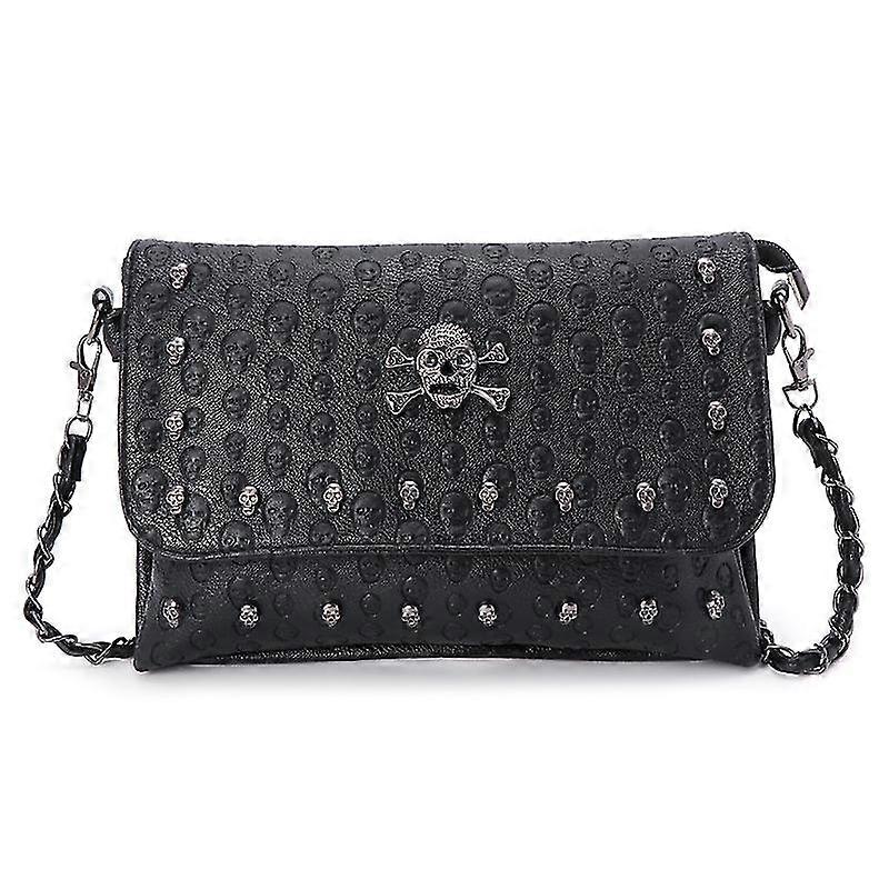المرأة حقيبة يد برشام القوطية أكياس الجمجمة سلسلة رسول كروسبودي حقيبة الكتف