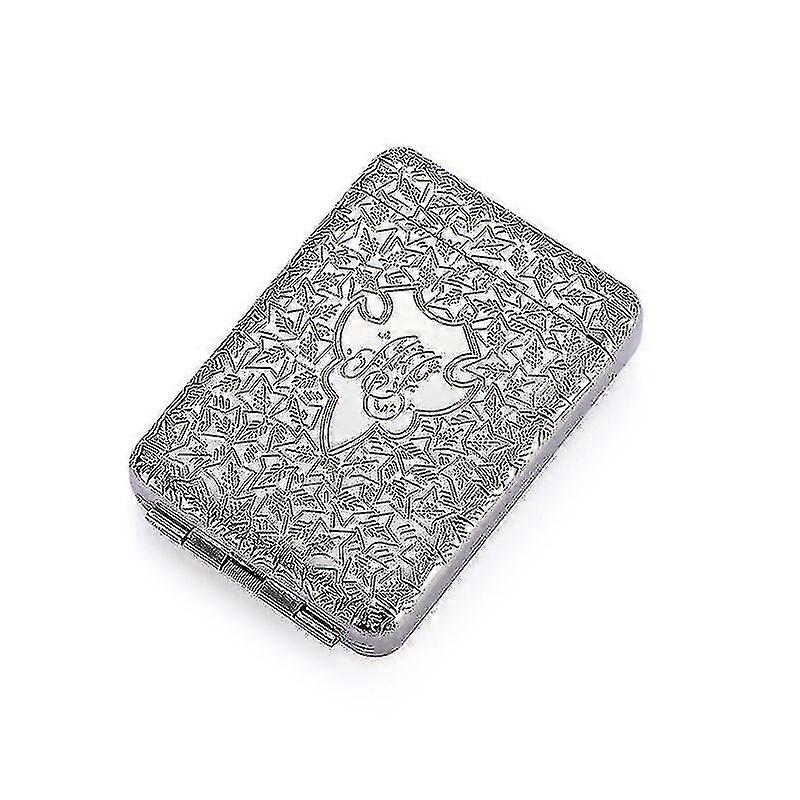 Peaky Blinders Creative 3 Sided Engraved Men"s Open Alloy Cigarette Case