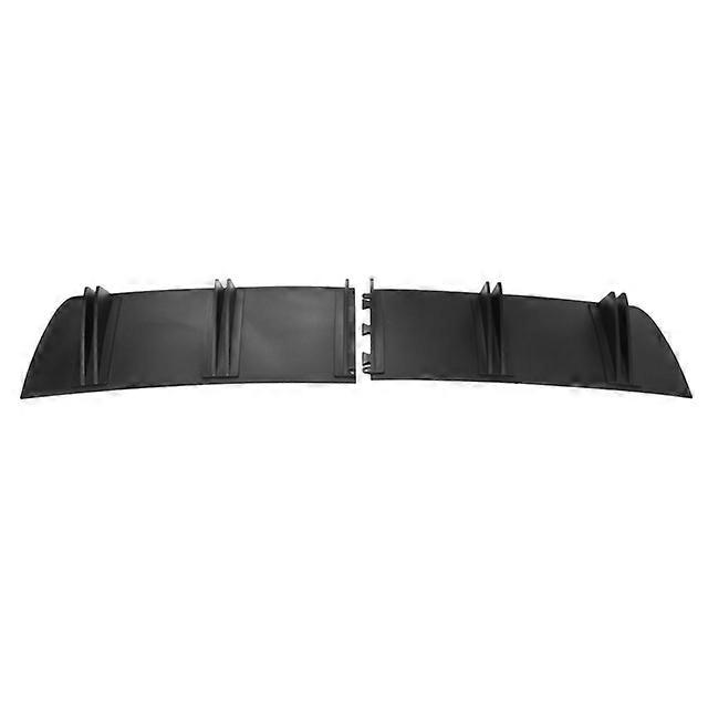 Rear Bumper Lip Diffuser 5 Fin Universal Car Rear Bumper Chassis Black Spoiler Shark Fin Car Modified Styling Accessories