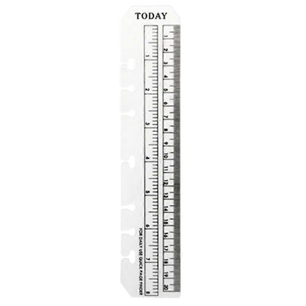 A5A6 Loose-leaf Notebook Ruler Bendable Multipurpose Scale Tool for House