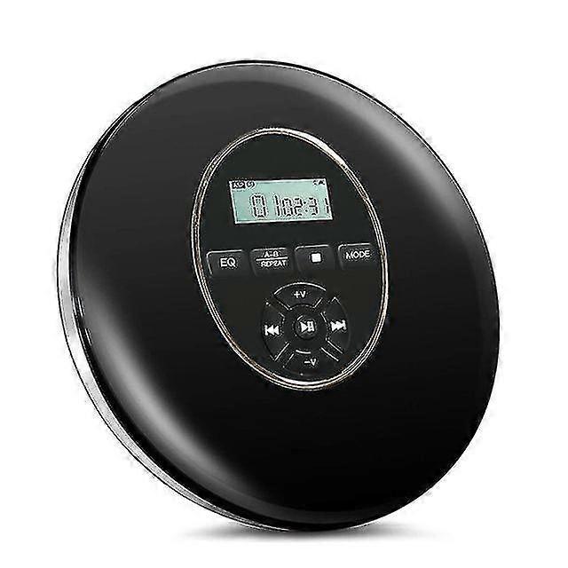 YYH-Round Style Portable Cd Player Headphone Music Reproductor Cd Walkman Support Tf Card