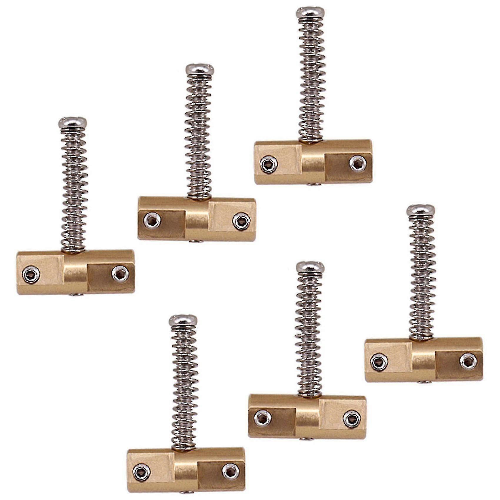 Tl 6-string Guitar Compensation Bridge Type Brass Saddle (3 Pieces) PXCL