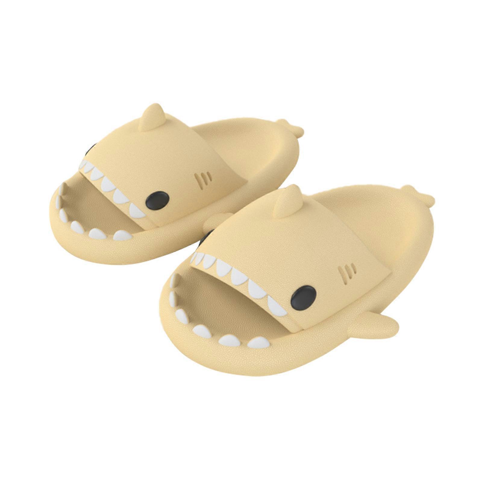 Śmieszne kapcie Rekin, śliczne letnie sandały dla dorosłych par, antypoślizgowe kapcie wewnętrzne i zewnętrzne - 100% nowy