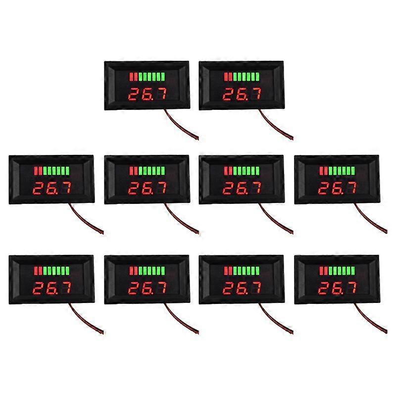 Car Battery Charge Level Indicator 72V Lithium Battery Capacity Meter Test Display LED