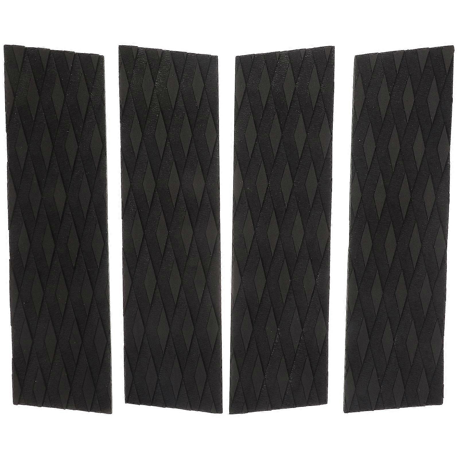 4件套冲浪板牵引垫防滑尾垫冲浪板甲板抓地垫自粘垫-FCY