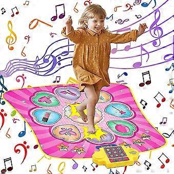 Dance Mat Toys For 3-10 Year Old Girls, 5 Game Modes Including 8 Challenge Levels, Built-in Music, Adjustable Volume Dance Pad-ZZY