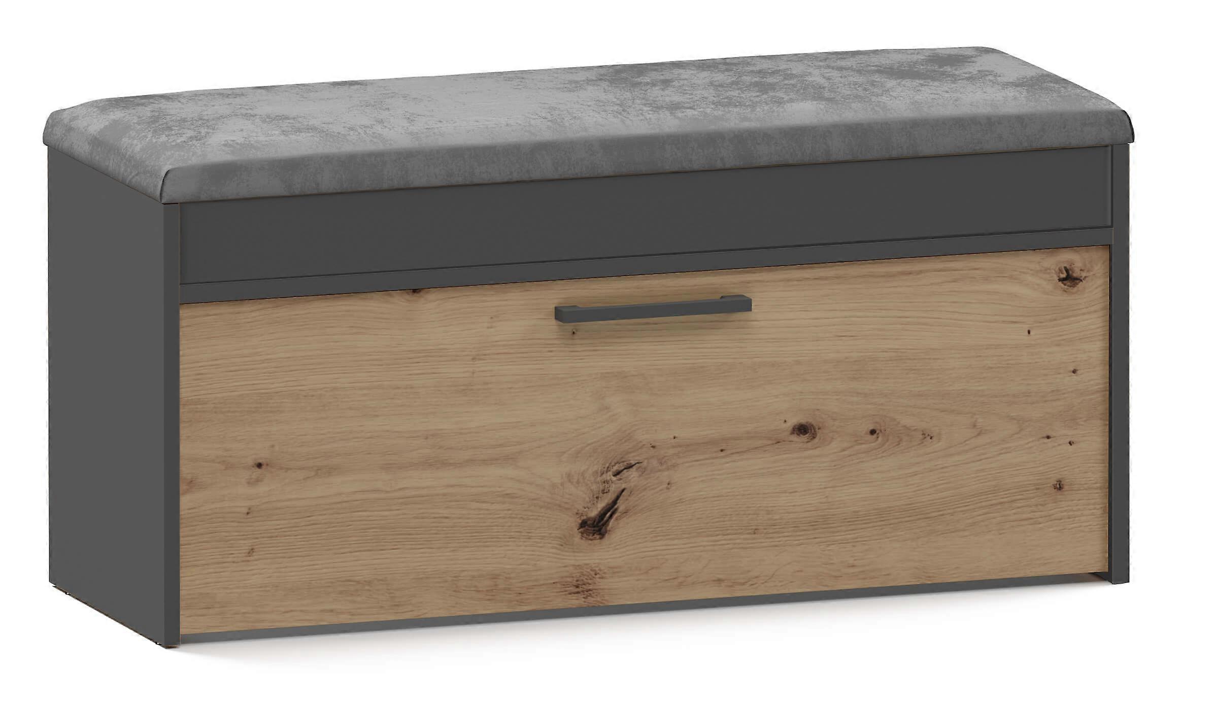 Parma Schuhschrank Anthrazit Eiche Artisan