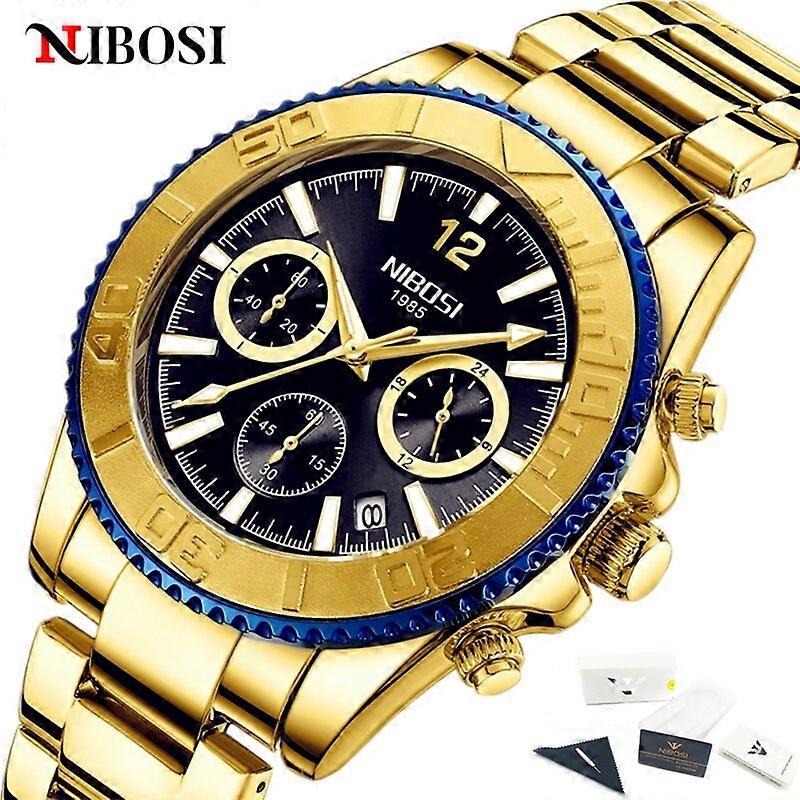 2023年メンズ用高級NIBOSIウォッチトップブランドの新しいスポーツメンズウォッチ防水クロノグラフ純正メンズウォッチレロジオマスキュリーノ