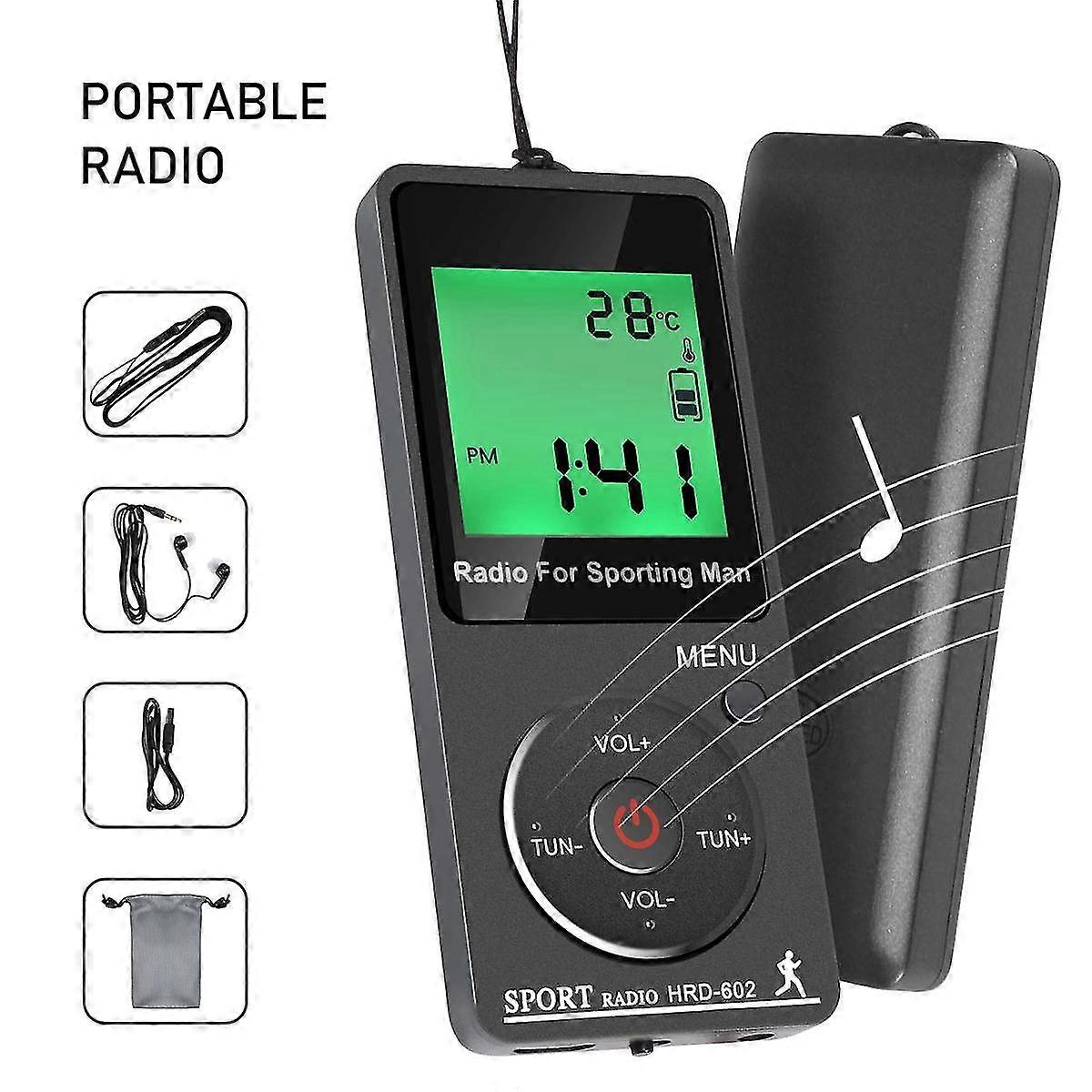 AM FM Portable Radio Personal Radio with Headphones Walkman Radio with ...