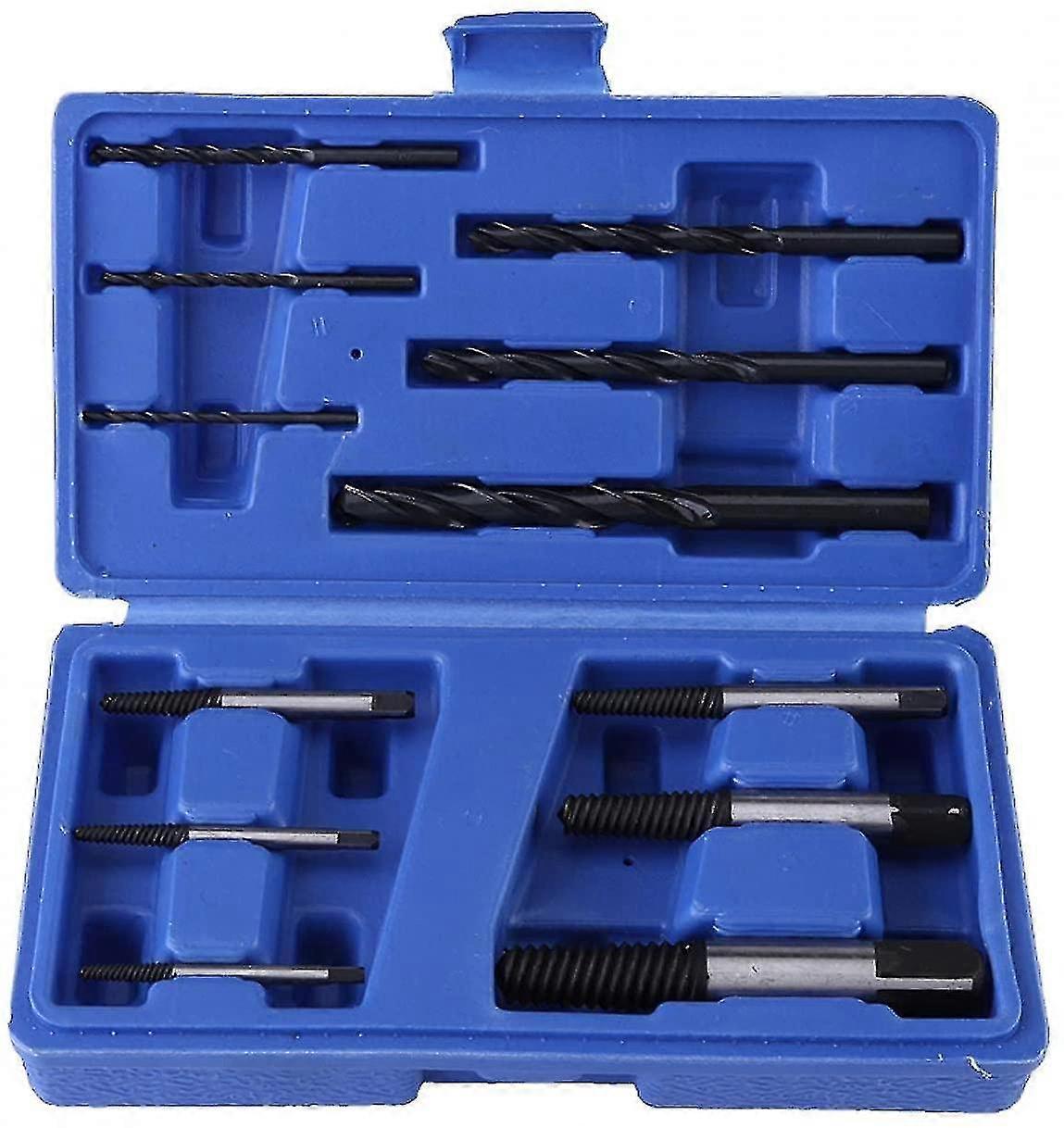 Screw extractor 12PC plastic box (Extractor No. 1-6 plus 6 bits)
