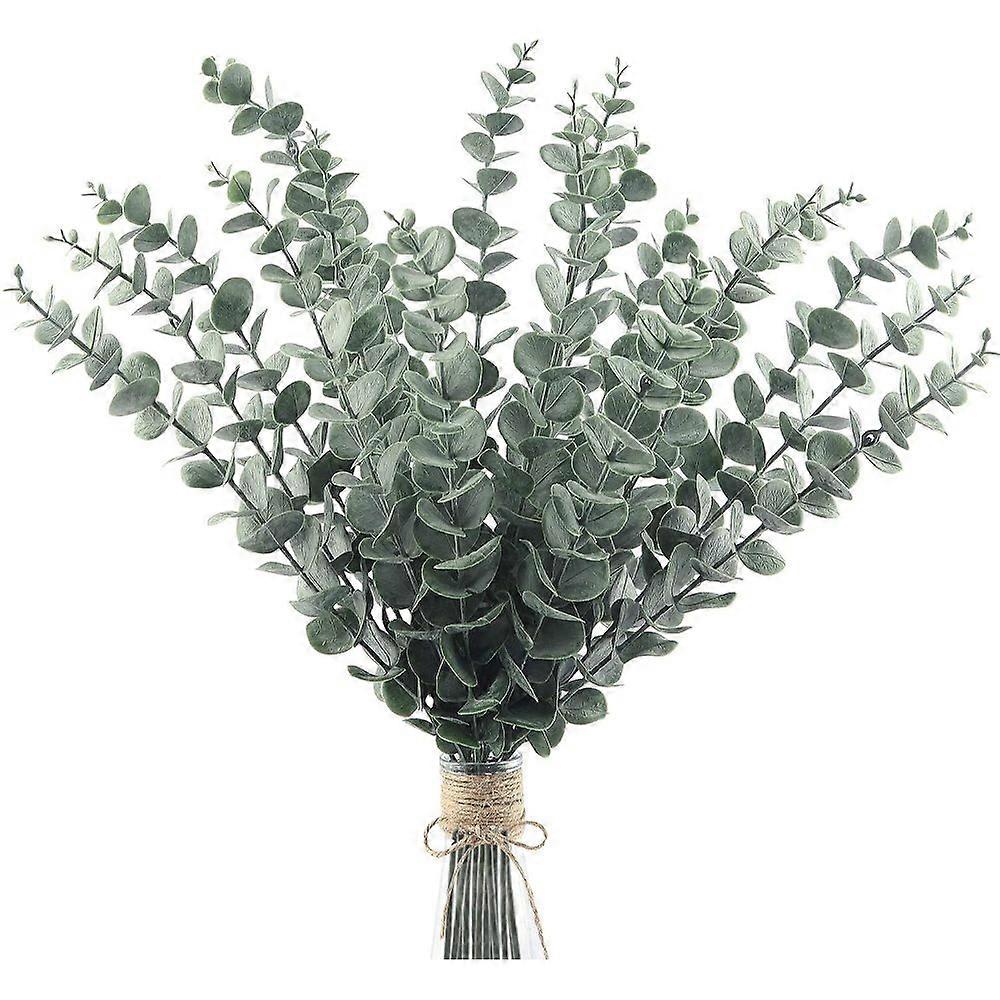 20 Pack Artificial Eucalyptus Leaf Stems for Wedding Centerpieces